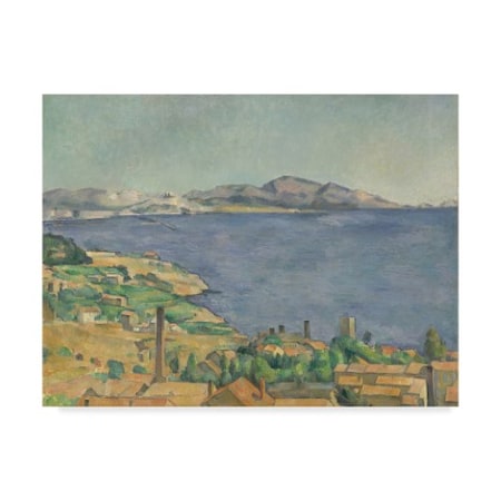 Paul Cezanne 'The Gulf Of Marseilles' Canvas Art,35x47